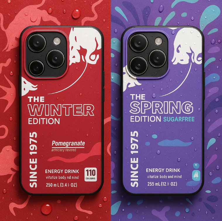 Coques redmi rouge cerise et violet clair