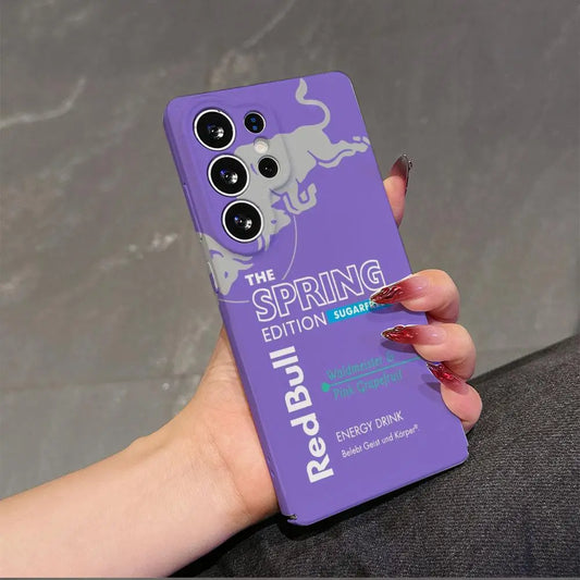 Coque RedBull Samsung Violet et rose