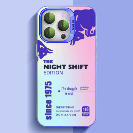 Night shift bordures bleu