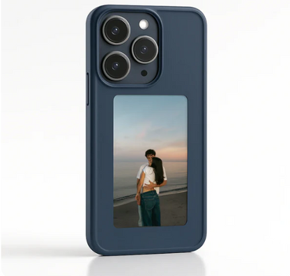 Couple case bleu foncée