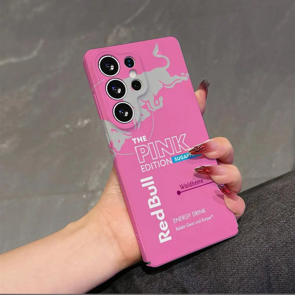 Coque RedBull Samsung Violet et rose
