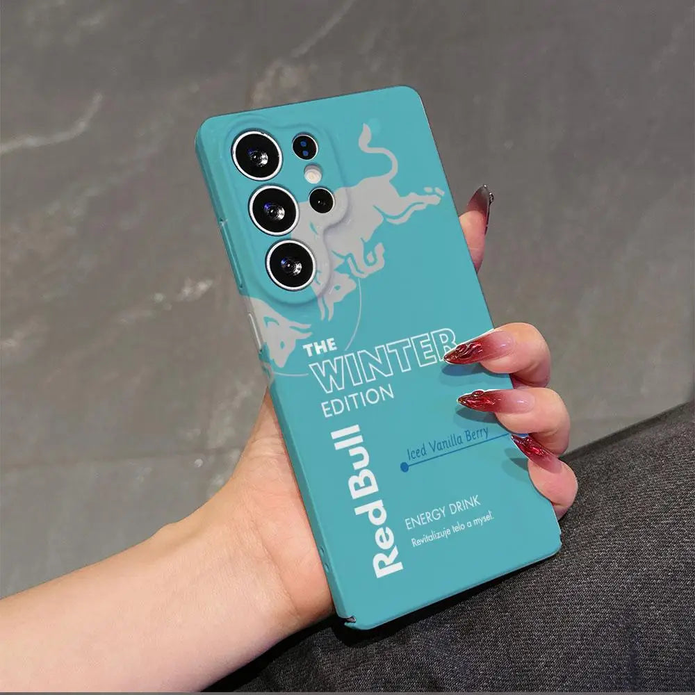 Coque RedBull Samsung Bleu clair et bleu turquoise